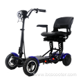 Travel 4 wheels elderly electric folding senior scooter